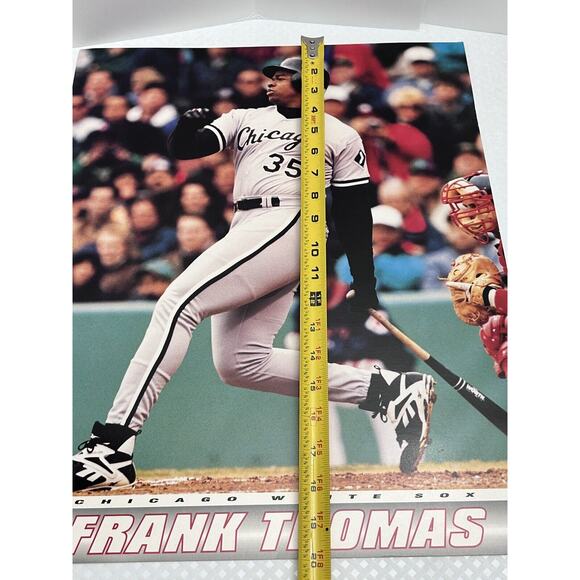 RARE FRANK THOMAS WHITE SOX 1995 MLB POSTER 20x16 Baseball - Picture 14 of 16